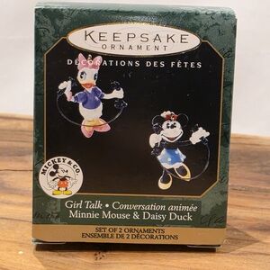 Hallmark Keepsake Ornament - Girl Talk - Minnie Mouse & Daisy Duck